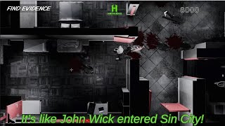 Bullet Noir 90 second review - A cool top down shooter in early access