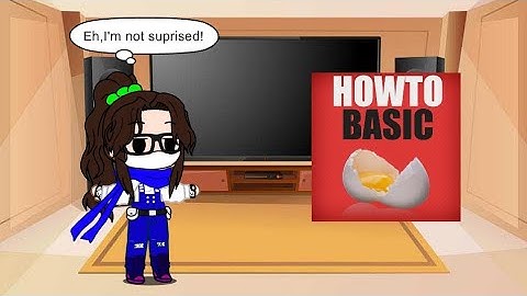 My friend react to HowToBasic video (P2) (lazy,cringe and bad af)