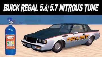 NO LIMIT DRAG RACING 2.0 FASTEST NITROUS BUICK REGAL 5.6/5.7s TUNE! Update (1.6.1)