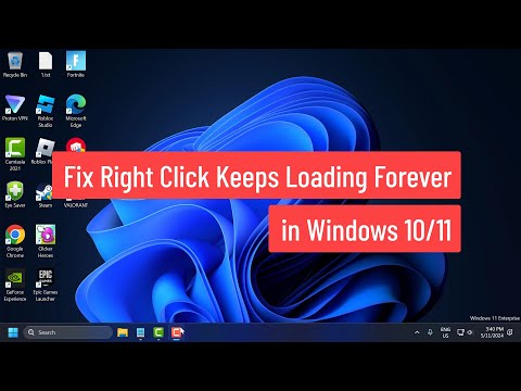 How to Fix Right Click Keeps Loading Forever in Windows 10/11