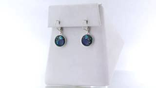 AVA Opal Teal Earrings