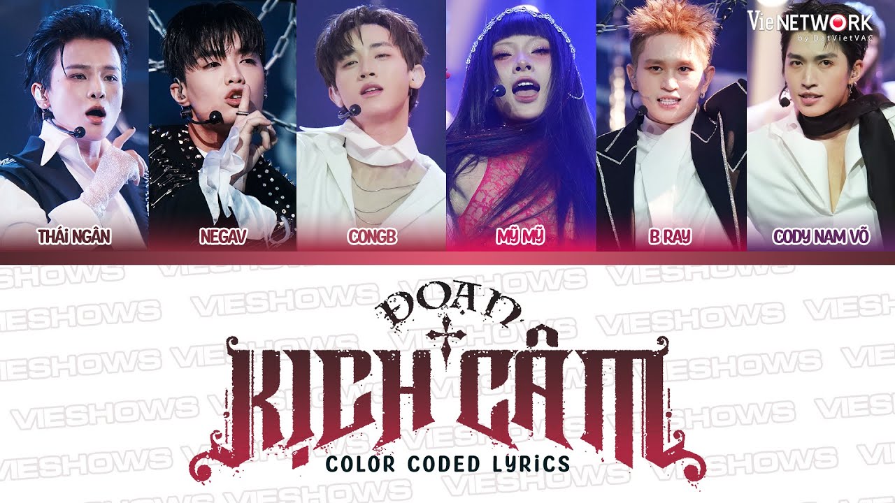 ĐOẠN KỊCH CÂM - Team CONGB ft. Mỹ Mỹ (Color Coded Lyrics) | Anh Trai Say Hi