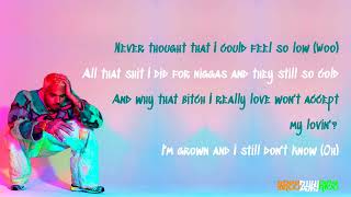 Chris Brown - Till the Wheels Fall Off (feat. Lil Durk & Capella Grey) [LYRIC VIDEO]