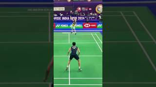 Soft shots are the real deal🔥#badminton#bwf#indiaopen2024#badmintonplayer#momota#lishifeng#koki#lcw screenshot 2