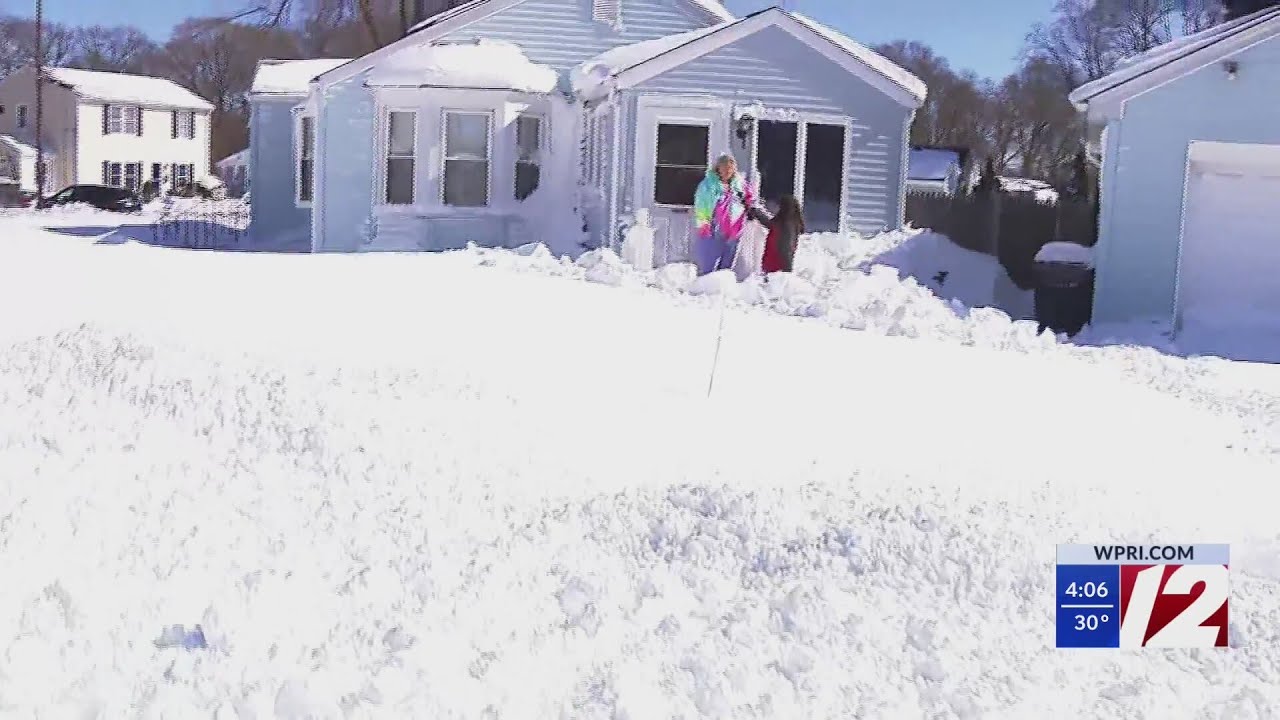 Roads, driveways across the state still covered by heavy snow - YouTube