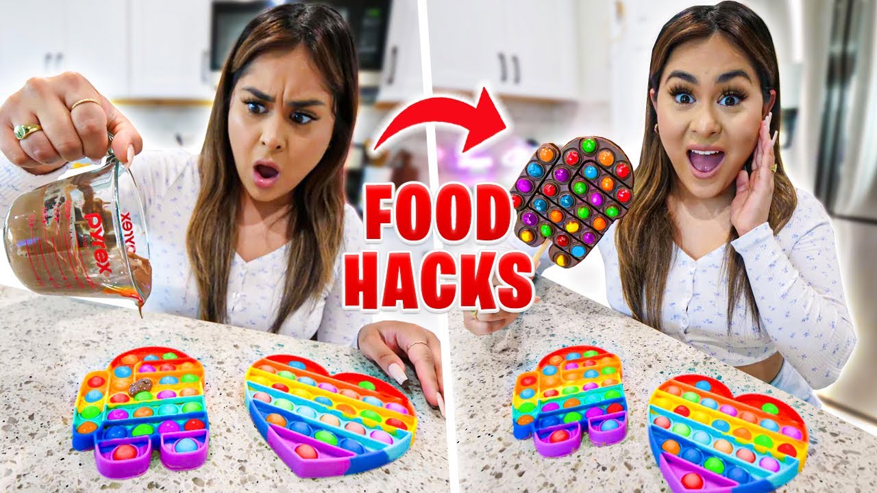We TASTED Viral TikTok Food Hacks **HUGE CHOCOLATE POP IT** YouTube