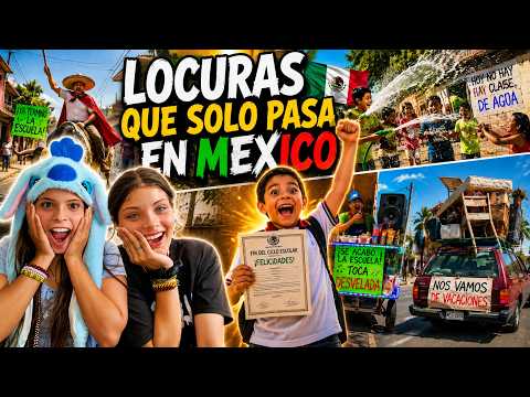 🤣 SOLO en las ESCUELAS de MÉXICO PASAN ESTAS COSAS - CUBANAS REACCIONAN