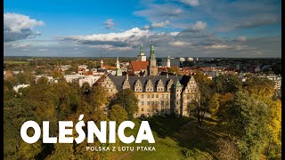 OLEŚNICA stare miasto z lotu ptaka | [4K] drone footage