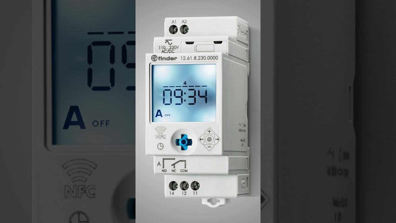 Interruptor de Horario Semanal FINDER 12 61