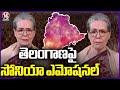 Sonia Gandhi Emotional Words About Telangana