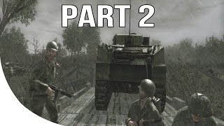 Call of Duty 3 Gameplay Walkthrough Part 2 - No Commentary Let's Play - The Island