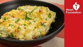 Mac n’ cheese with cauliflower sauce | Dinner Recipes | Heart Foundation NZ