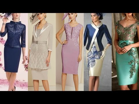High Class Satin Silk Mother Of The Bride Dresses With jacket/ Part 2