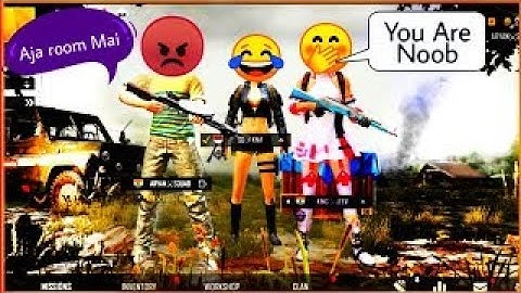 Random player call me Noob😠 and I challenge for Room | Pubg mobile | Aryan squad