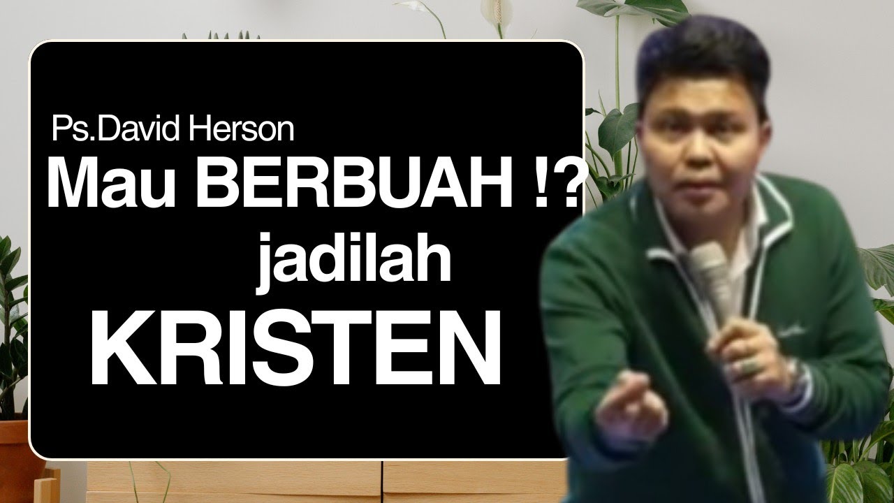 🔥MALMING SERVICE | Ps. David Herson | Mau BERBUAH⁉️Jadilah KRISTEN