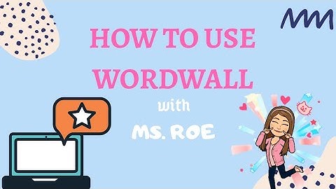 How to Use Wordwall