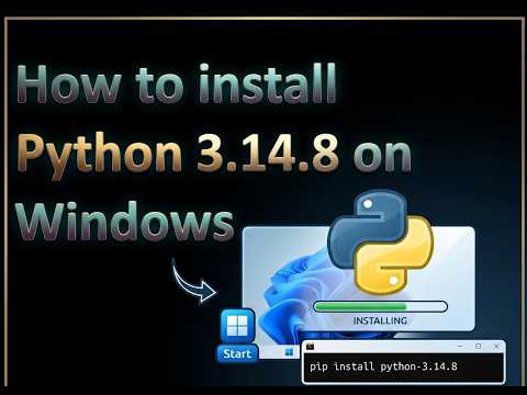 How to install python 3.14.8 on windows 11