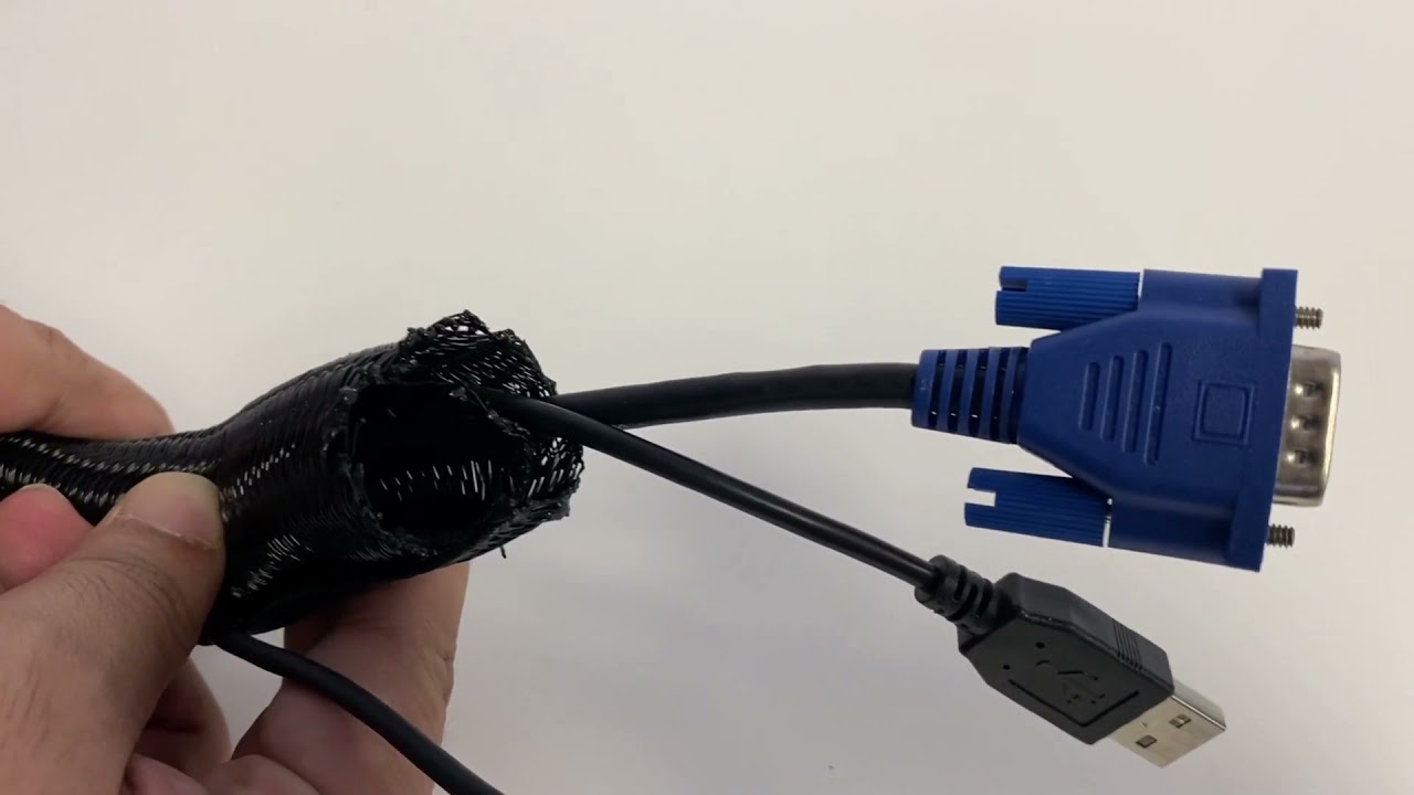 Kable Kontrol Braided Cable Sleeve Wire Loom Demo