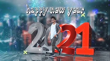 #happynewyear2021 Happy new year 2021 full screen whatsapp status ! Kinemaster editing 2020