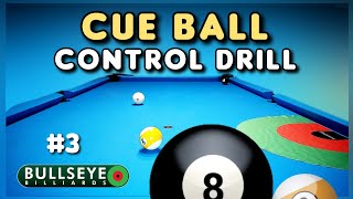 Cue Ball Control Drill #3 - Three Rails For Position