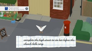 Untitled Goose Game -The High Street, Speedrun Trophy/Achievement