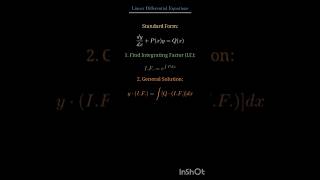 Linear Differential Equations || Mathifytutorial || Mathify #engineeringmath#mathshorts #shorys#aktu