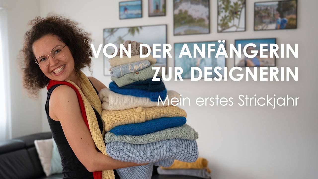 1 Jahr Stricken – von der Anfängerin zur Designerin | Babydecken, Cardigans & mehr