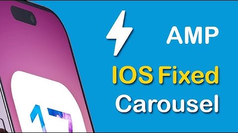 Fixed Accelerated mobile page Carousel  | IOS issue | Slider fixed | Yuvraj Academy