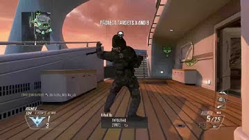 Black Ops 2 Cross Map Combat Axe First Blood - Hijacked Search And Destroy