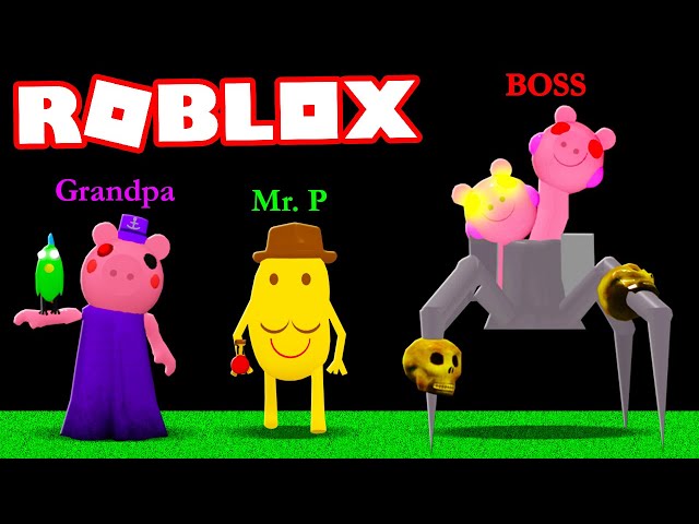 PLAYINS AS ALL PIGGY CHARACTERS ROBLOX - New Update Piggy 