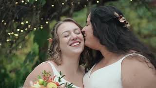 Two beautiful brides: Emma and Darian 💍🌈 #lesbianwedding #lesbian #wedding