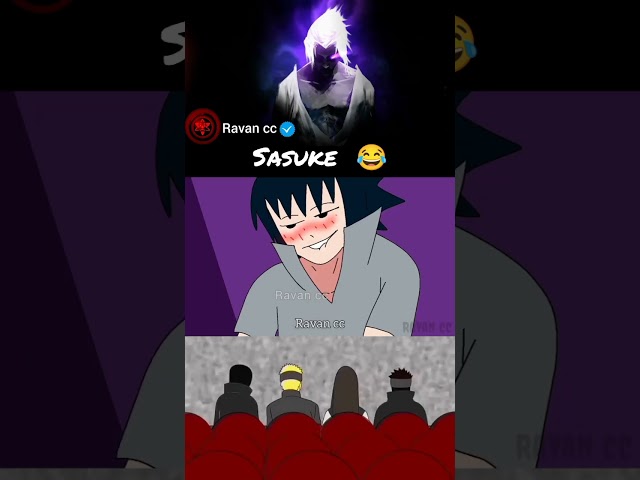 Naruto squad reaction on sasuke 😂😂 class=