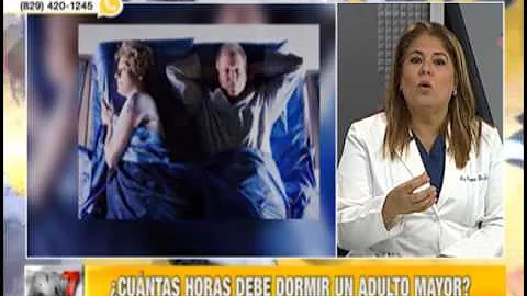 ¿Cuántas horas debe dormir una persona de 90 años?