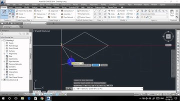 Greate line by azimuth and bearing