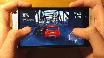 HTC One (M7) - Need For Speed No Limits - Gameplay / Test