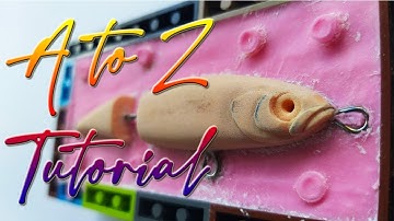 A to Z Lure Building Tutorial. Carving minnow jointed lure-part One