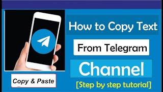 How To Copy Text From Telegram Channel screenshot 4