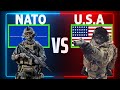 NATO VS USA Military STRENGTH Comparison 2022 - MOST POWERFUL ARMY in the world