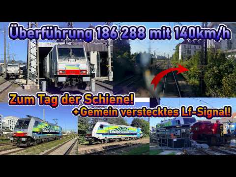 Versteckte La! Überführung einer Werbe-186 zum Tag der Schiene | München-Augsburg (Teil 2)