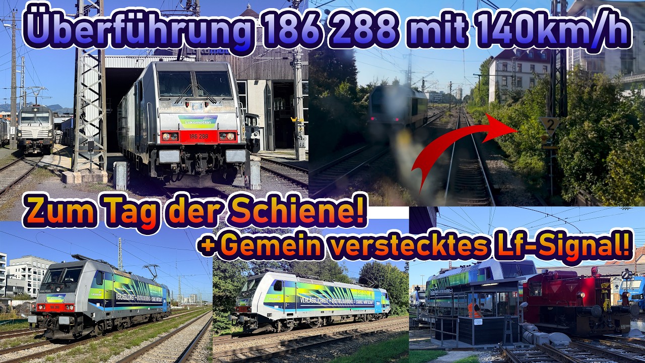 Versteckte La! Überführung einer Werbe-186 zum Tag der Schiene | München-Augsburg (Teil 2)
