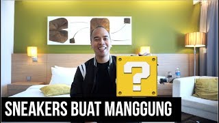 THE VLGS - SNEAKERS FAVORIT GW BUAT MANGGUNG   KUCHING VLOG