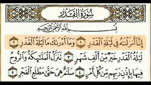 سورة القدر للشيخ ماهر المعيقلي