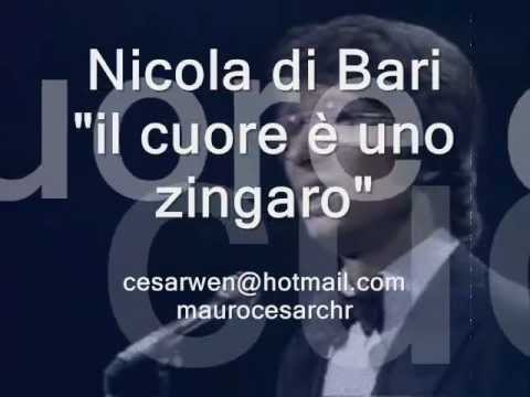 Il cuore e uno zingaro NICOLA DI BARI  lyric Learn italian singing