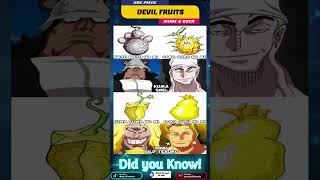 List of Devil Fruits name and User | Kuma, Enel, Shiki & Gild Tesoro #op #devilfruit #devilfruituser