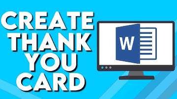 How To Create Thank You Card on Microsoft Word