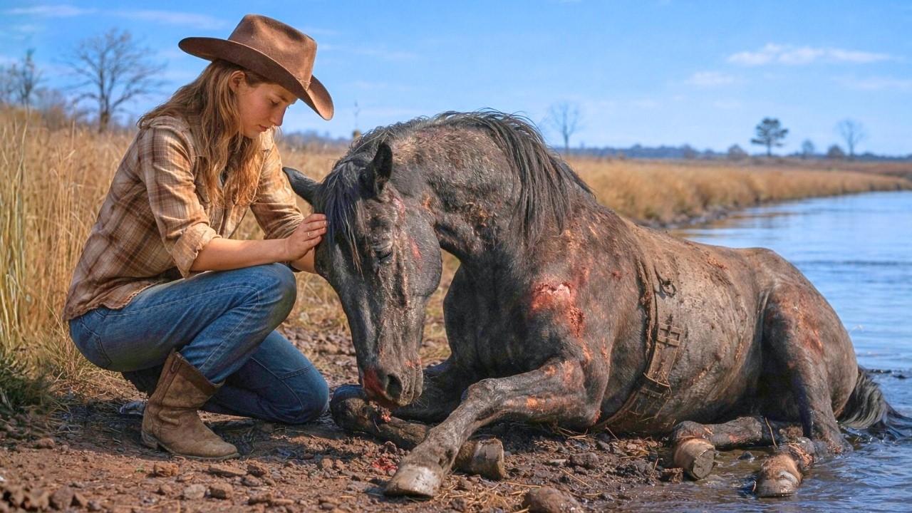 MILLONARIO ABANDONA CABALLO COJO Y LESIONADO... UNA CHICA JOVEN HUMILDE LO RESCATA Y LO CUIDA, Y...