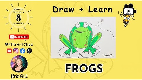 Learn How to #draw Frogs for #kids with Ribbiting Fun Facts! 🐸🎨 2024