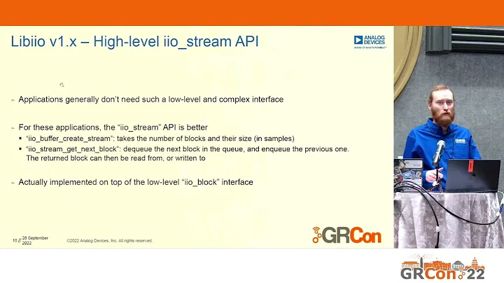 GRCon22 - Libiio v1.0 - by Paul Cercueil