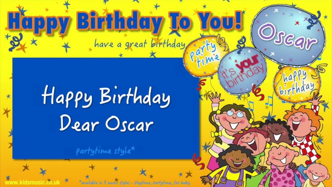 Jump Singers - Happy Birthday Dear Oscar (For Partytime) - YouTube