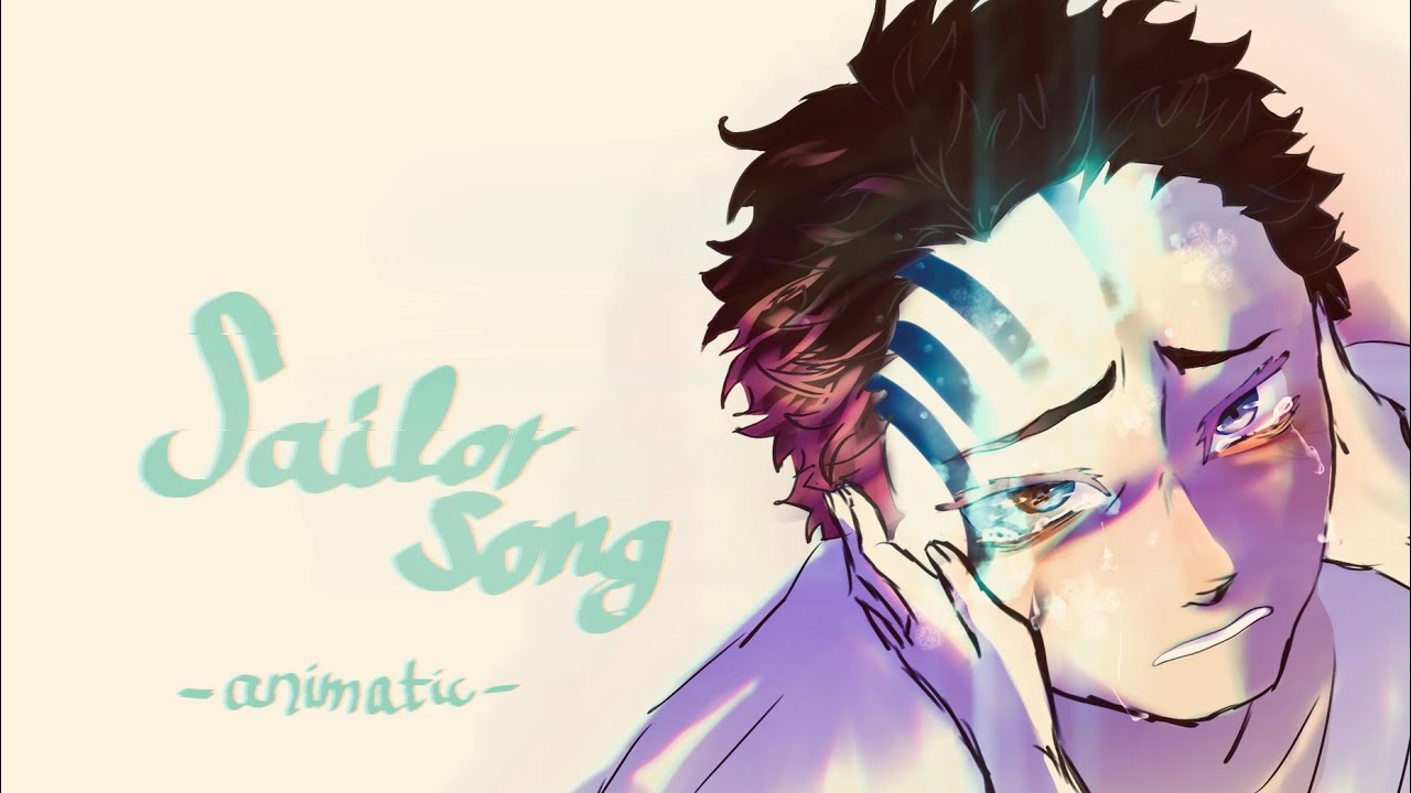 Sailor song || kny animatic || Akaza+Koyuki